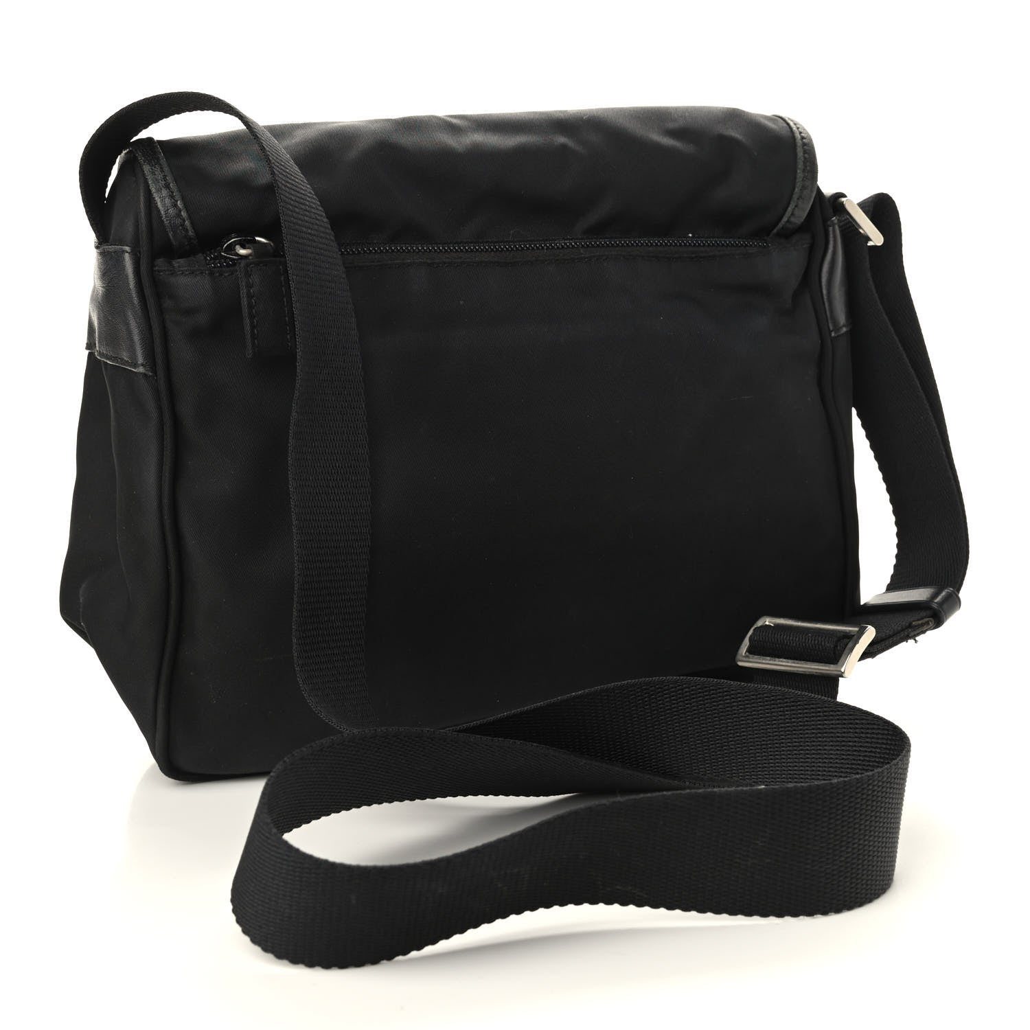 Prada Nylon Vela Sport Messenger Bag Black 2 of 12