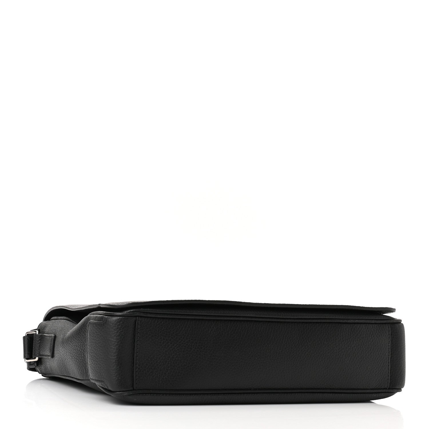 Burberry Grainy Calfskin Embossed Bruno Messenger Black 3 of 8
