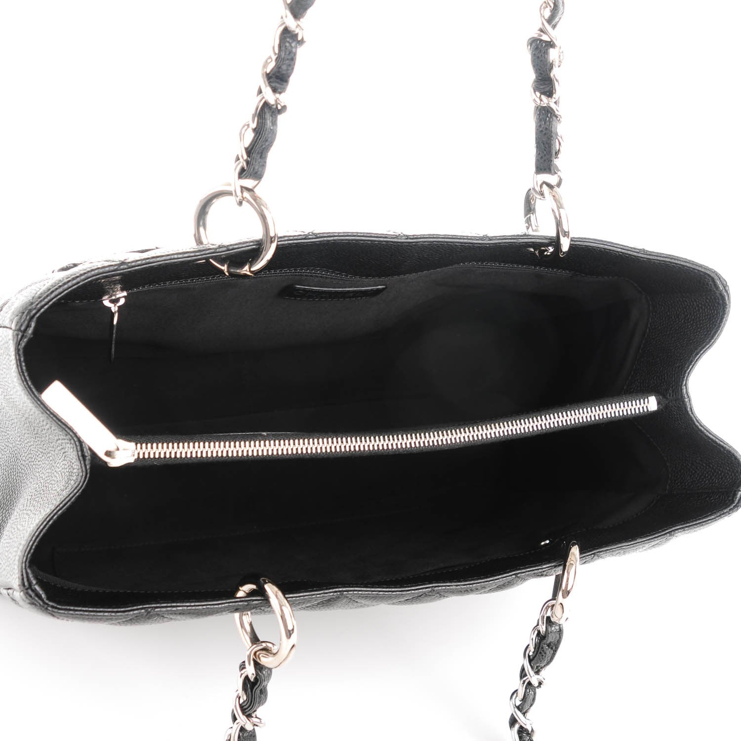 Chanel Caviar Quilted Grand Shopping Tote GST Black 5 of 7
