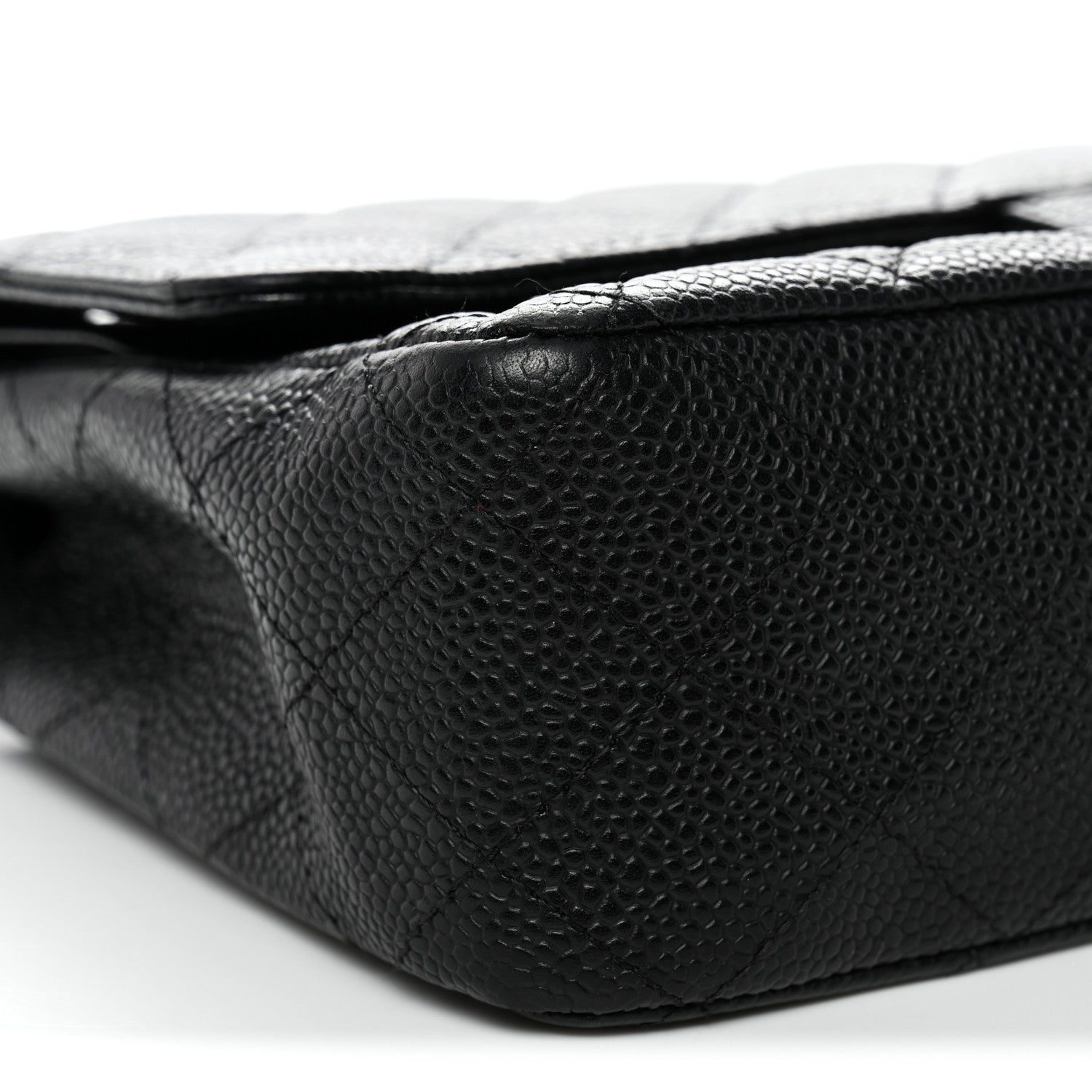Chanel Caviar Quilted Medium Double Flap Black 9 of 13