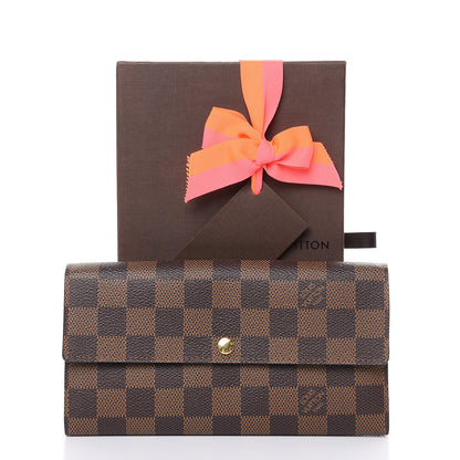 Louis Vuitton Damier Ebene Sarah Wallet 12 of 12