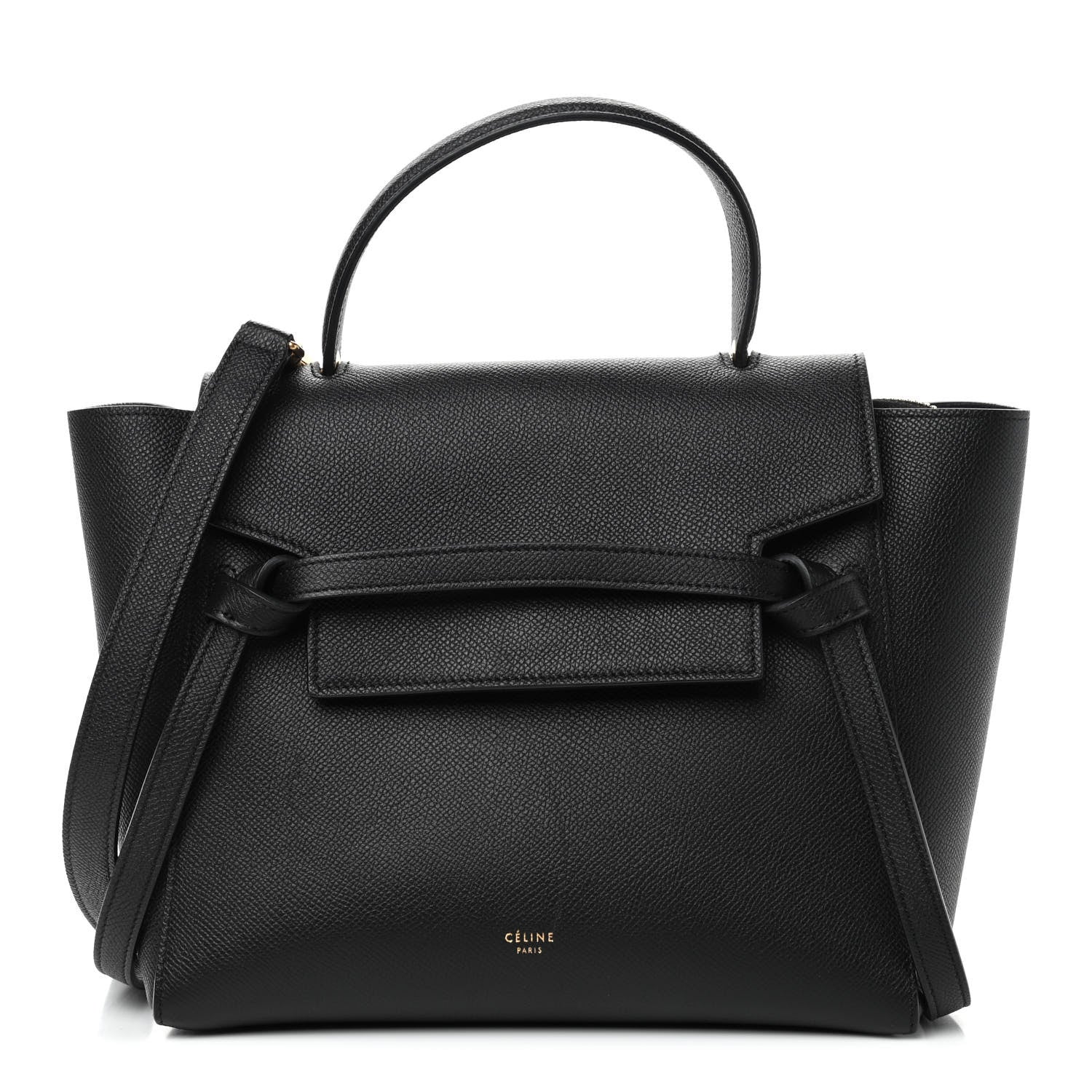 Celine Grained Calfskin Micro Belt Bag Black 1 of 4