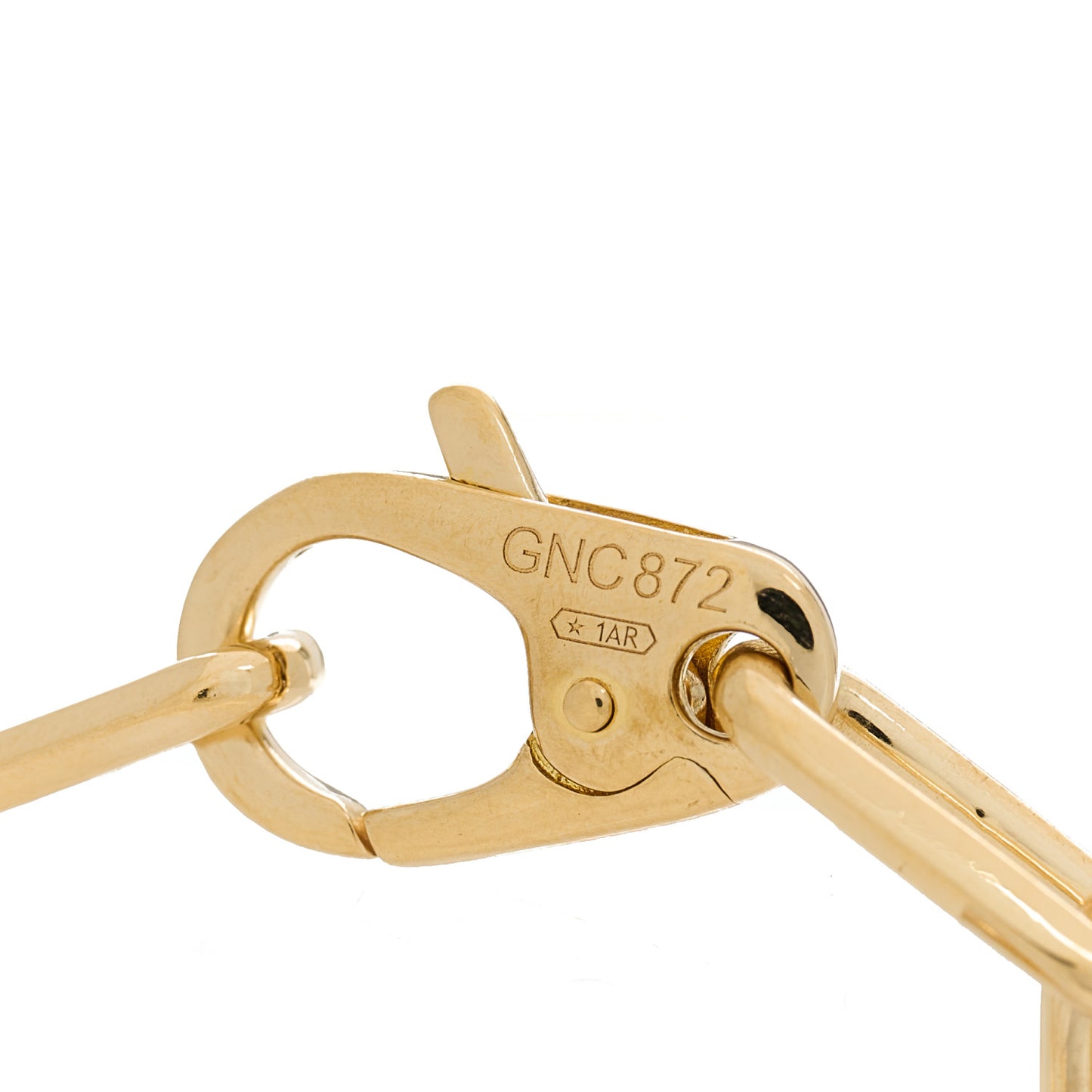 18K Yellow Gold Santos de Cartier Link Chain Bracelet
