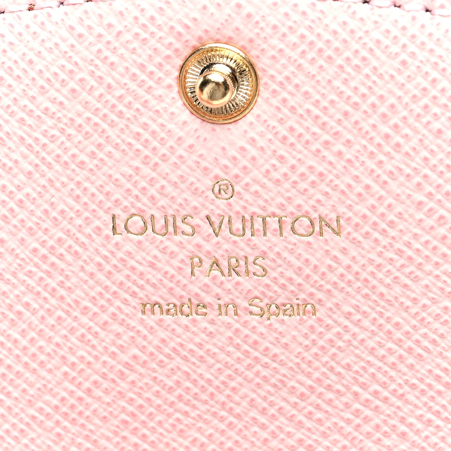Louis Vuitton Damier Ebene Rosalie Coin Purse Rose Ballerine 6 of 6