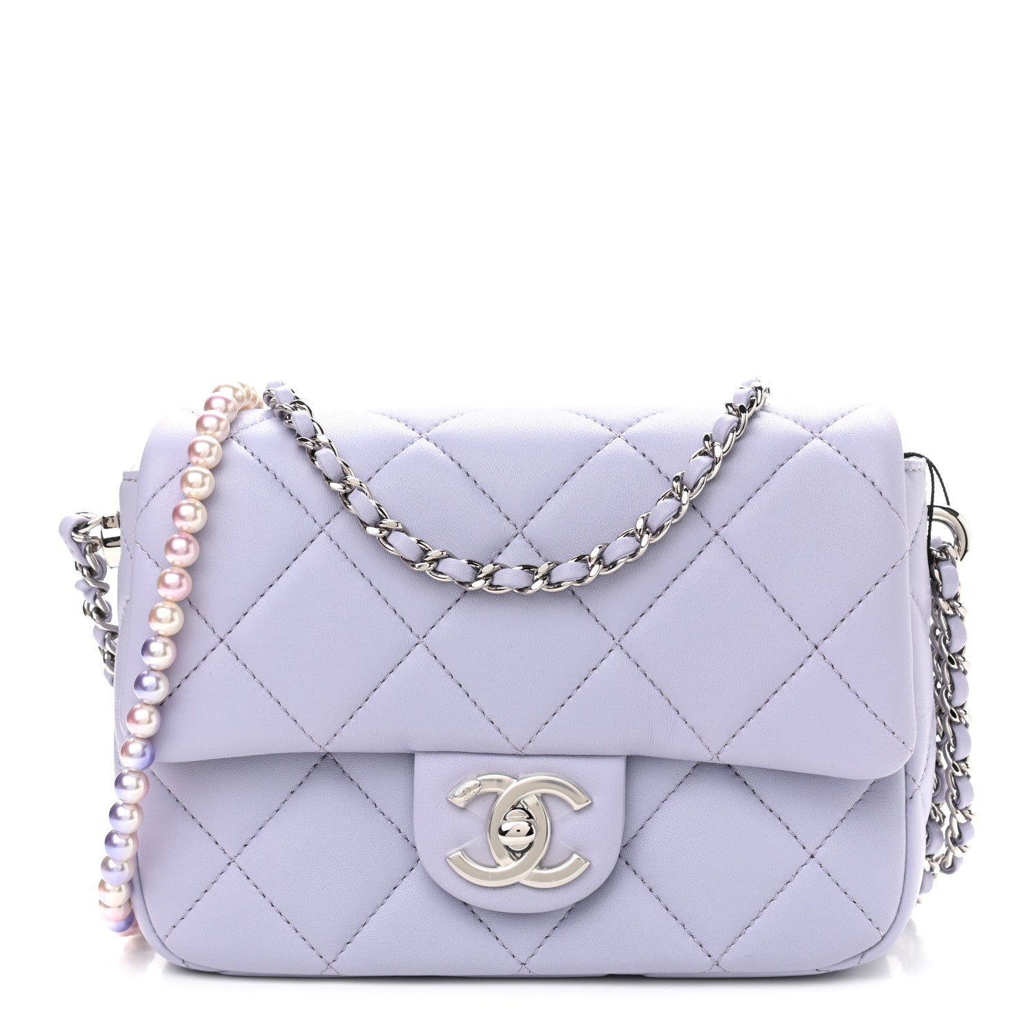 Chanel Lambskin Quilted Mini My Perfect Flap Light Purple 1 of 11