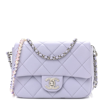 Chanel Lambskin Quilted Mini My Perfect Flap Light Purple 1 of 11