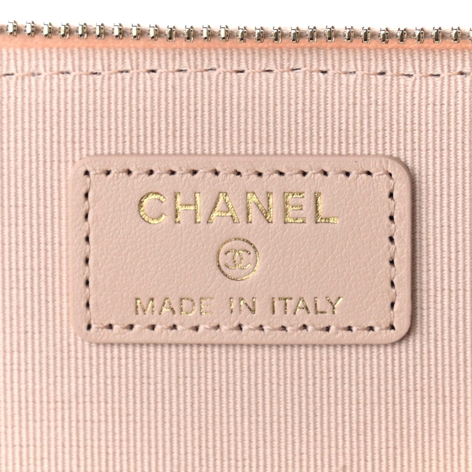 Chanel Caviar Quilted Small Vanity Case With Chain Light Beige 6 of 9