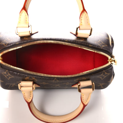 Louis Vuitton Monogram Speedy Bandouliere 20 Black 5 of 9