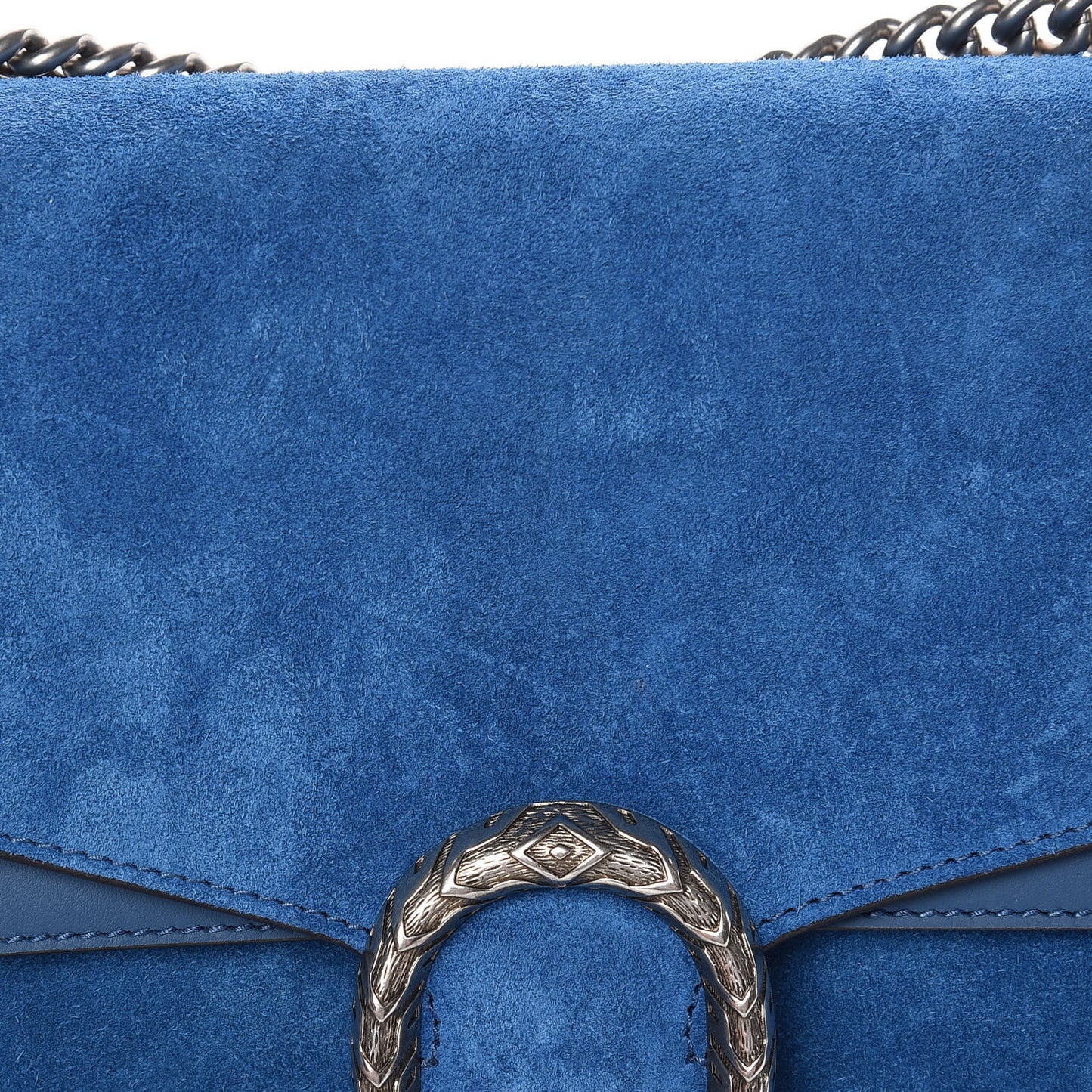 Suede Medium Dionysus Shoulder Bag Blue