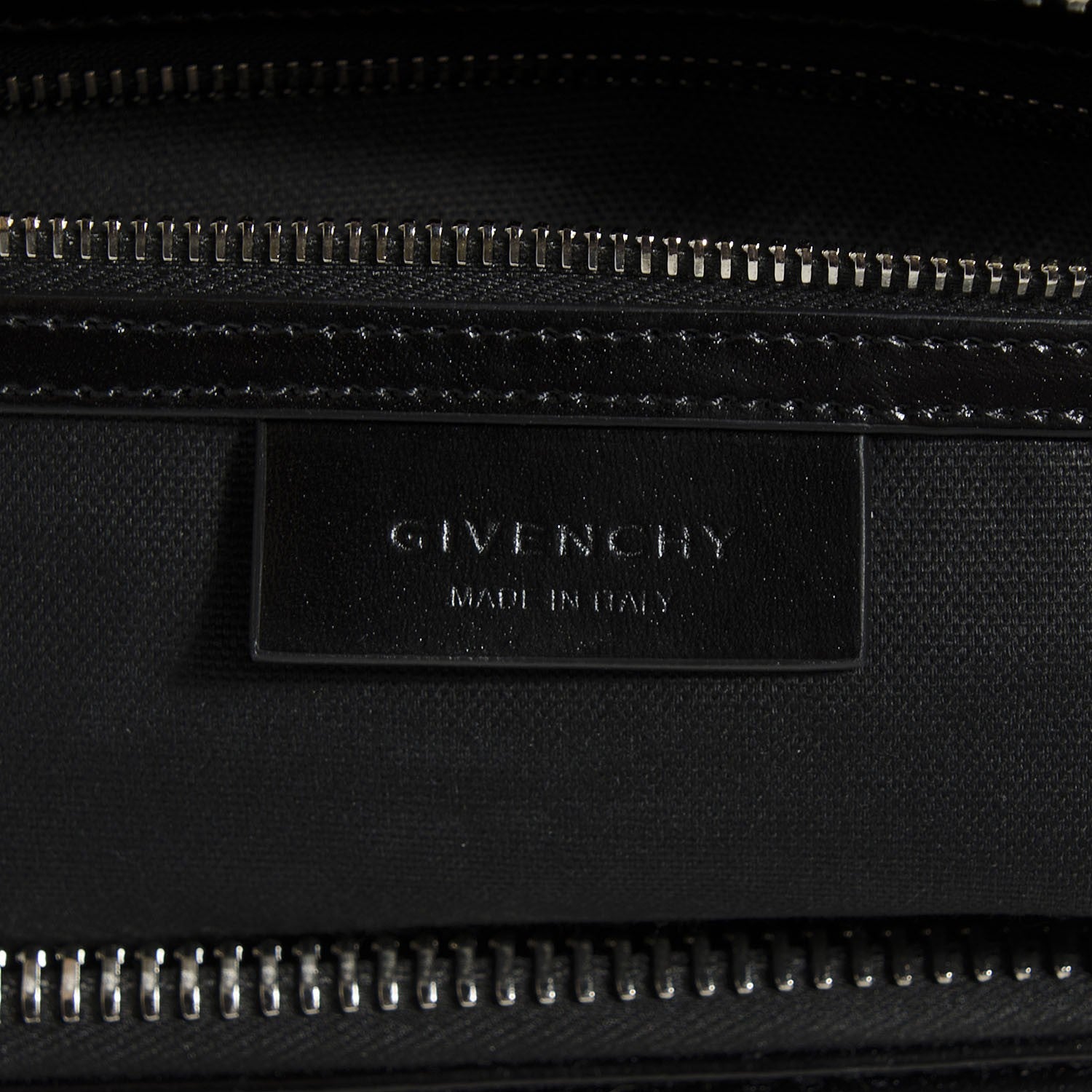 Givenchy Shiny Lord Calfskin Medium Antigona Black 6 of 10