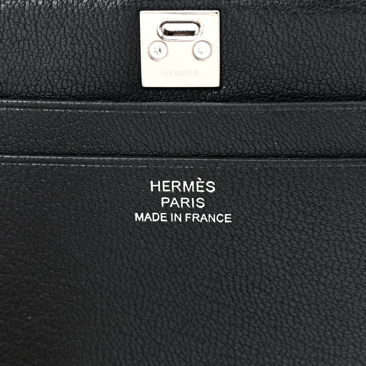 Hermes Chevre Mysore Medor Card Holder Black 6 of 7