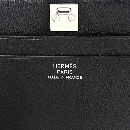Hermes Chevre Mysore Medor Card Holder Black 6 of 7