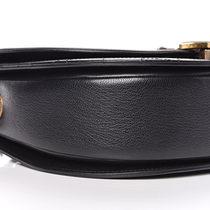 Chanel Shiny Calfskin Goatskin Quilted Medium Coco Curve Messenger Flap Black 10 of 12
