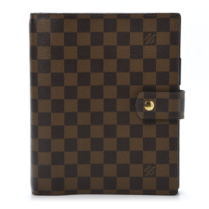 Louis Vuitton Damier Ebene Large Ring Agenda Cover 1 of 9