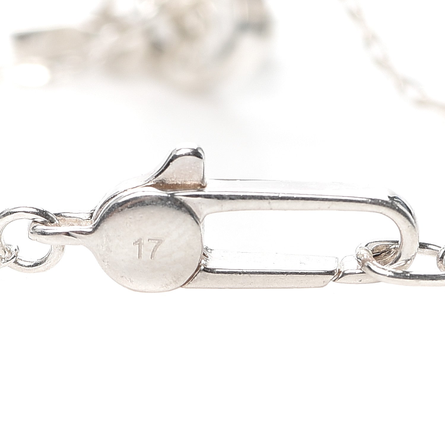 Gucci Sterling Silver Trademark Heart Butterfly Bracelet 4 of 4