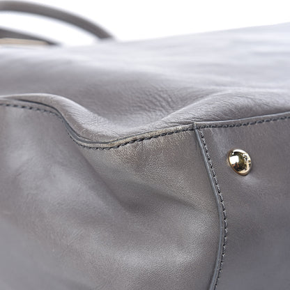 Fendi Vitello Acqua Large Twins Tote Grigio Scuro 12 of 16