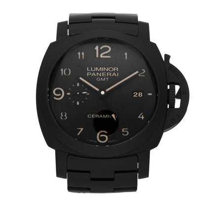 Panerai Titanium Ceramic 44mm Luminor Marina 1950 3 Days GMT Tuttonero Automatic Watch Black PAM00438 1 of 4