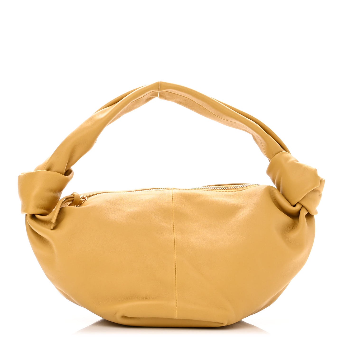 Calfskin Mini Double Knot Bag Yellow