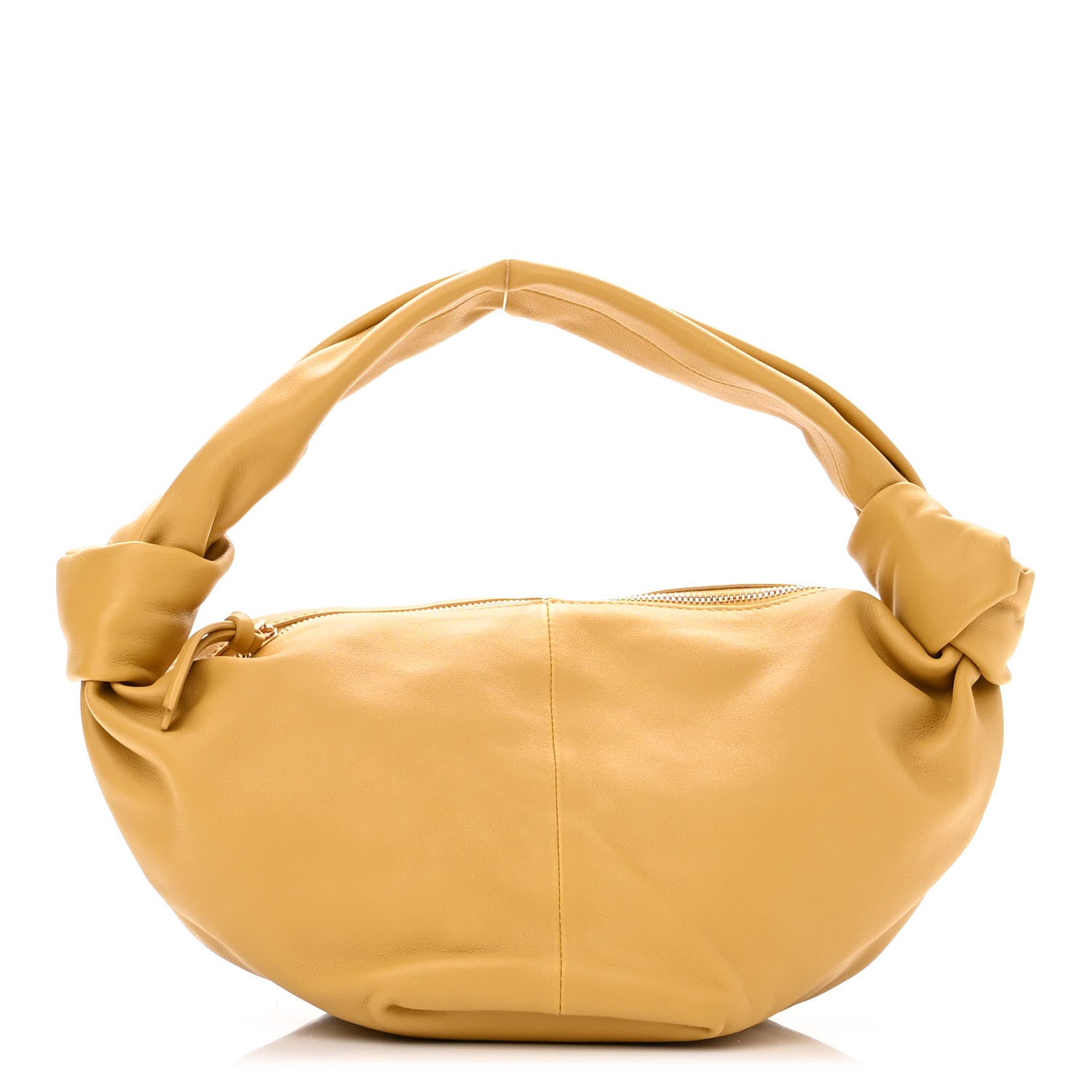 Bottega Veneta Calfskin Mini Double Knot Bag Yellow 1 of 10