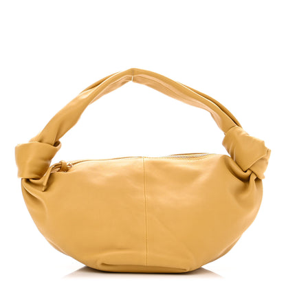 Bottega Veneta Calfskin Mini Double Knot Bag Yellow 1 of 10
