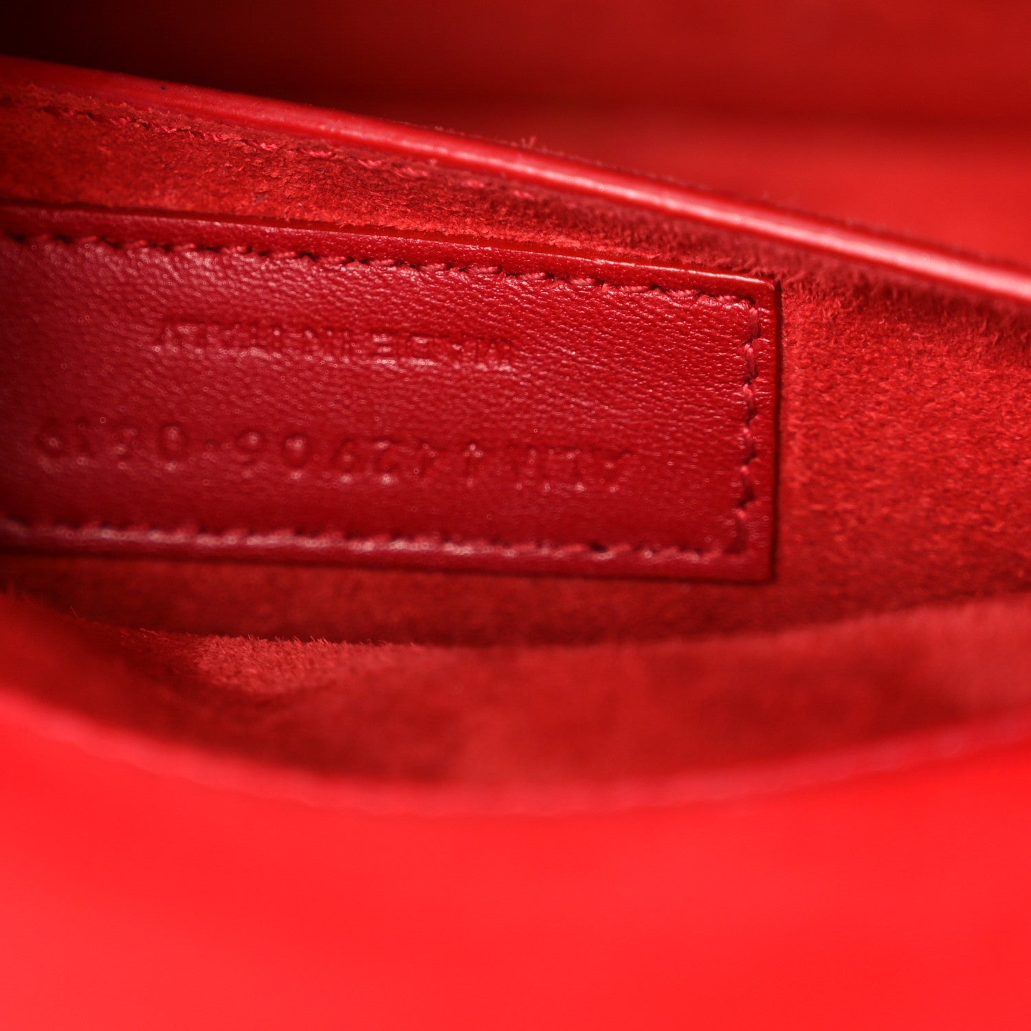 Saint Laurent Calfskin Medium Monogram Sunset Rouge Eros 8 of 12