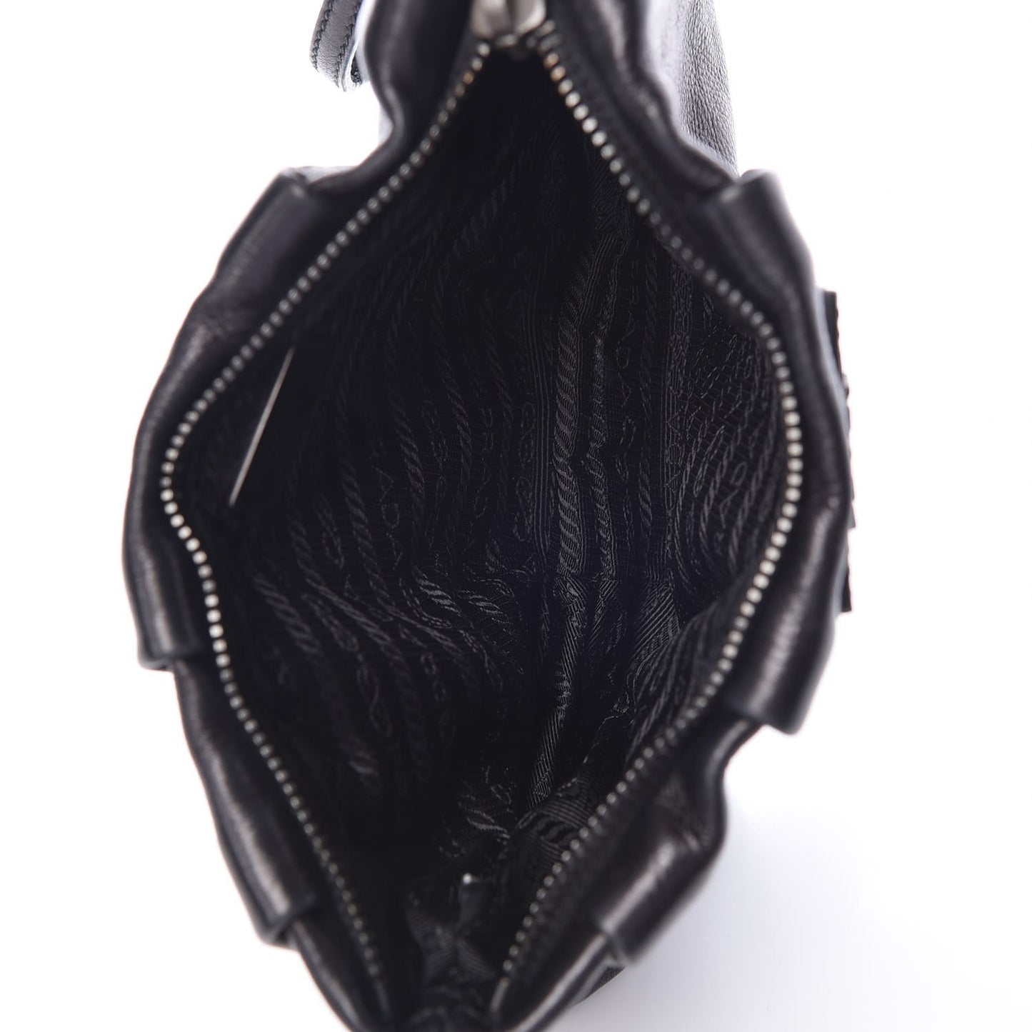 Nappa Mordore Wristlet Clutch Black