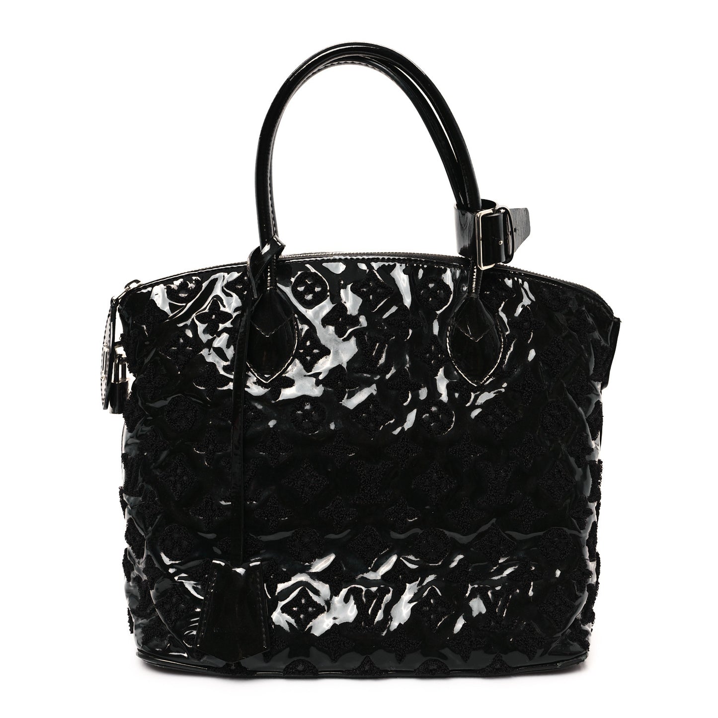 Patent Lambskin Fascination Lockit Black