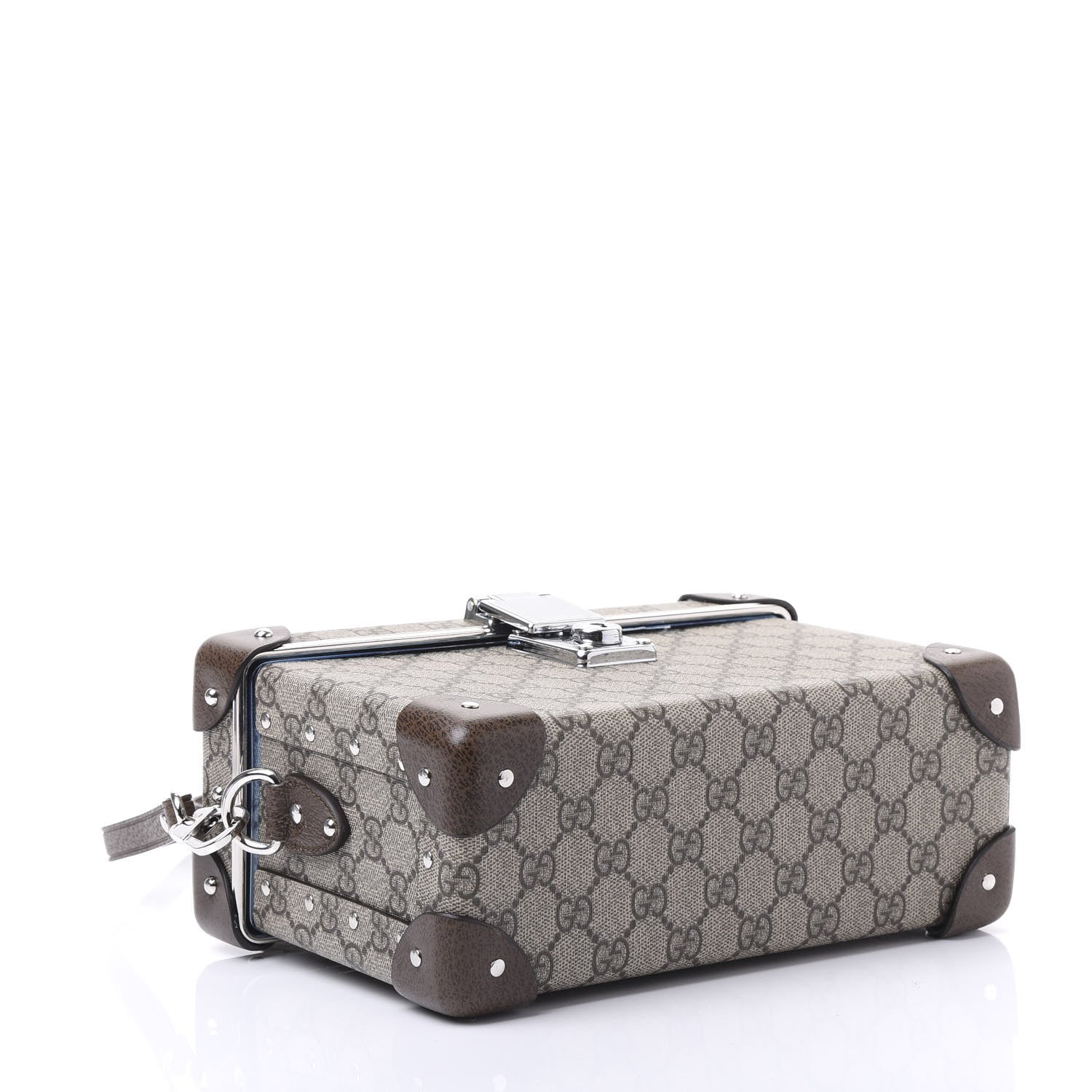 Gucci GG Supreme Monogram Globe-Trotter Beauty Case Brown 3 of 9