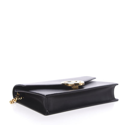 Fendi Vitello Liberty Lucido F is Fendi Medium Envelope Wallet on Chain Black 4 of 10