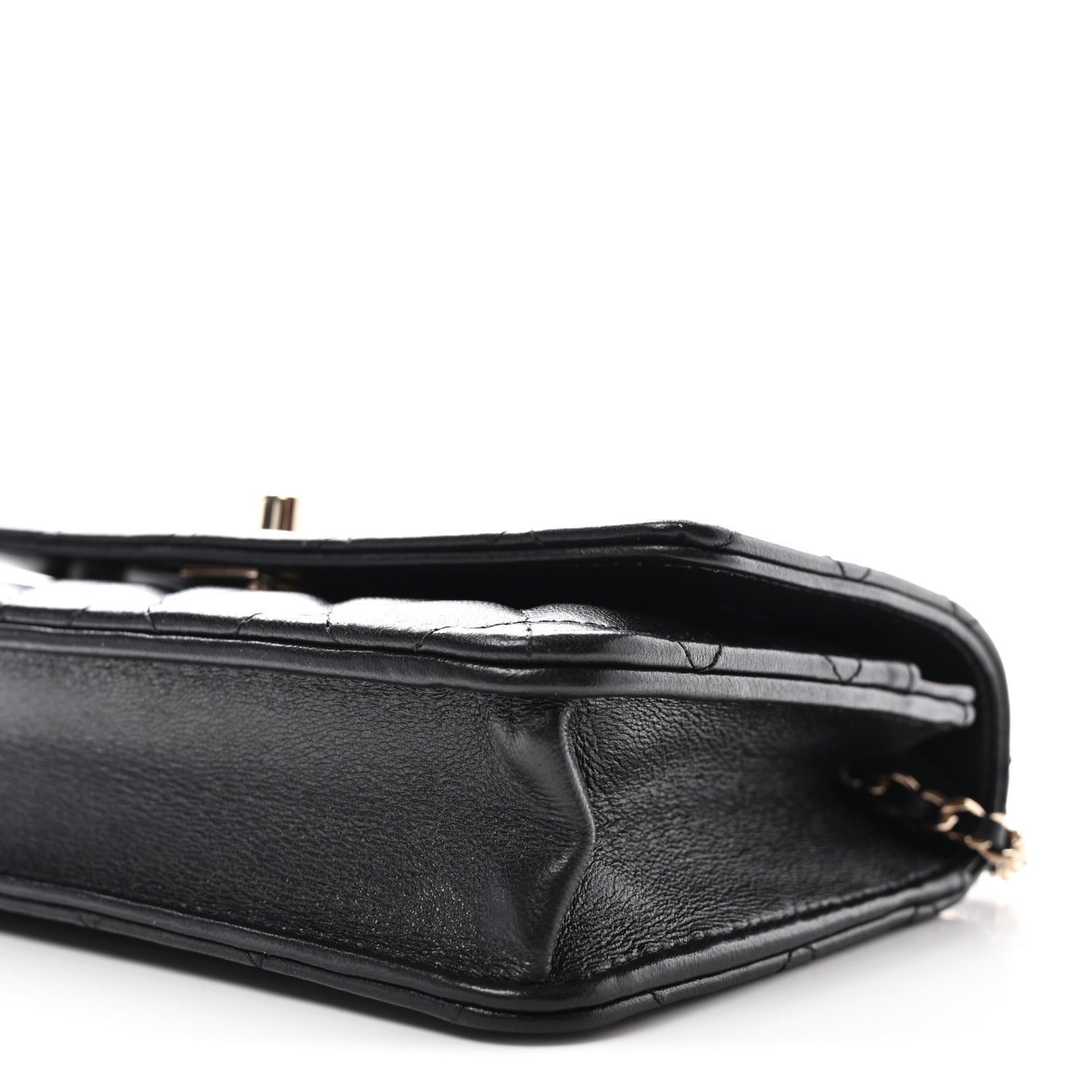 Chanel Lambskin Quilted Trendy CC Dual Handle Clutch With Chain Black 11 of 12