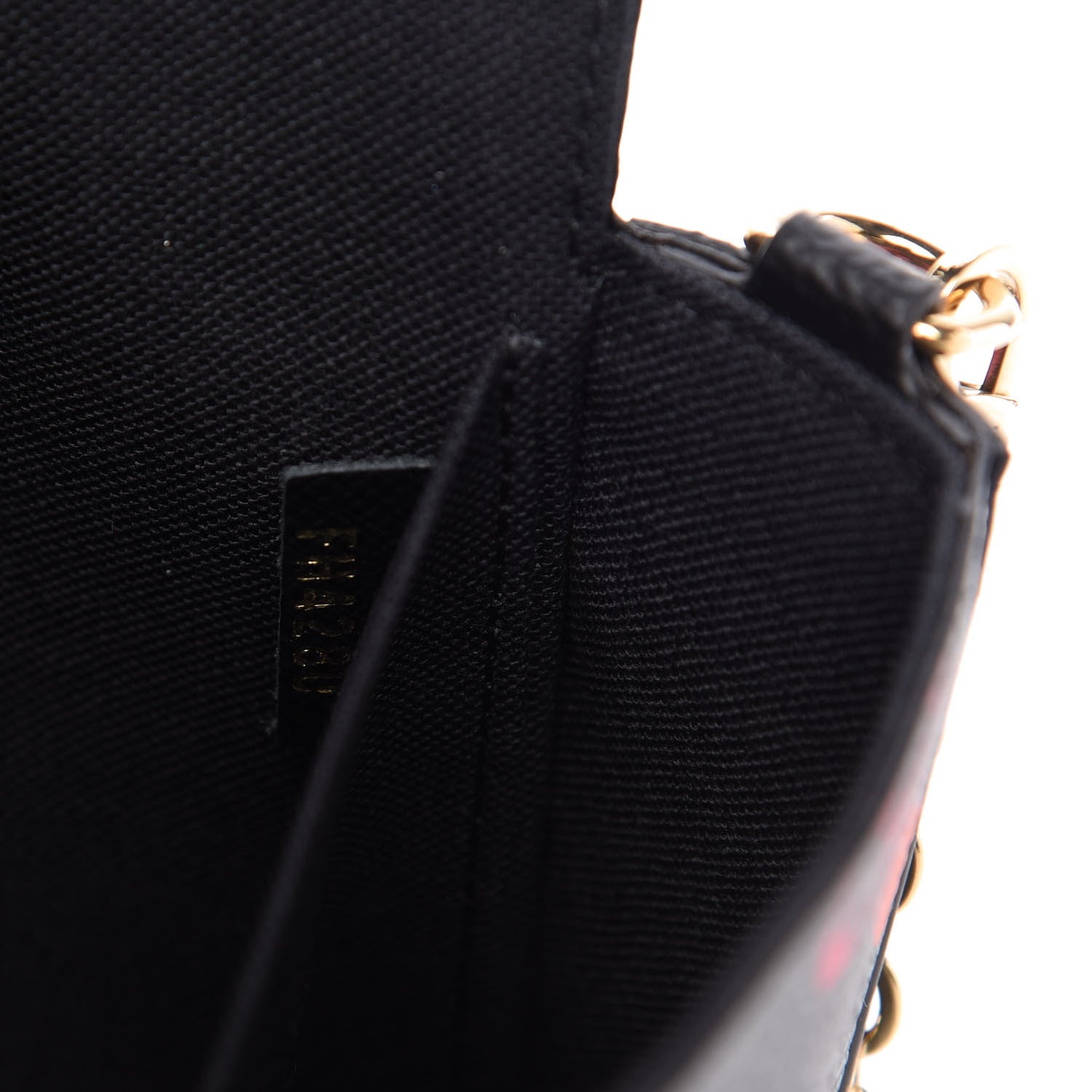 Louis Vuitton Game On Felicie Chain Wallet Black 9 of 10