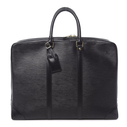 Louis Vuitton Epi Porte-Documents Voyage Briefcase Black 1 of 12