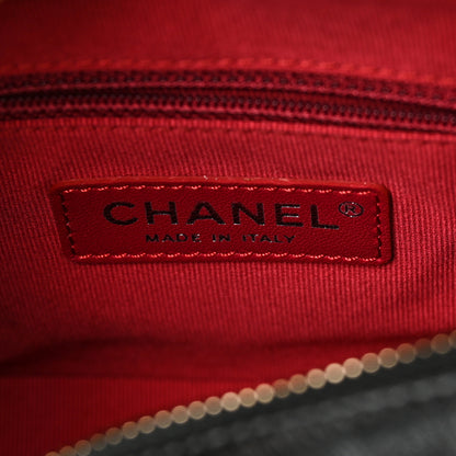 Chanel Aged Calfskin Quilted Small Gabrielle Hobo Black 6 of 9