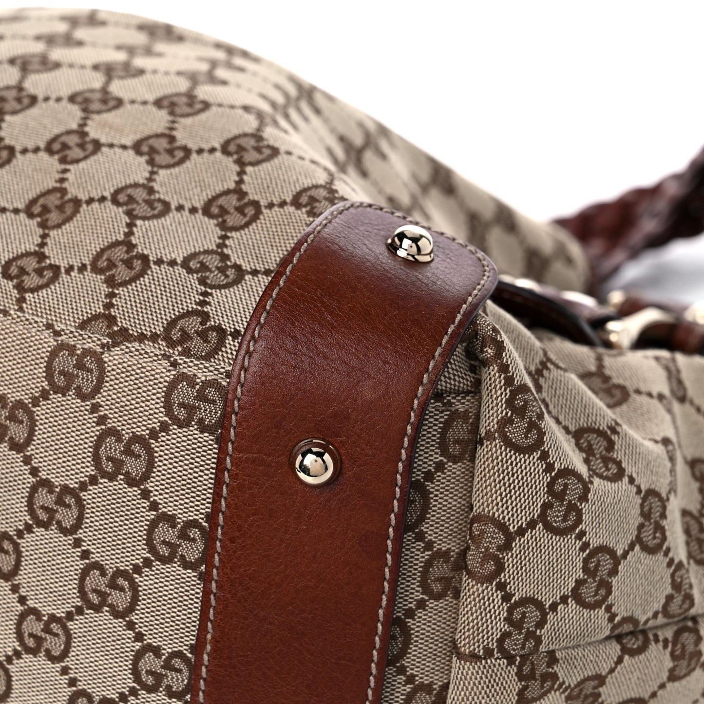 Monogram Medium Pelham Shoulder Bag Brown
