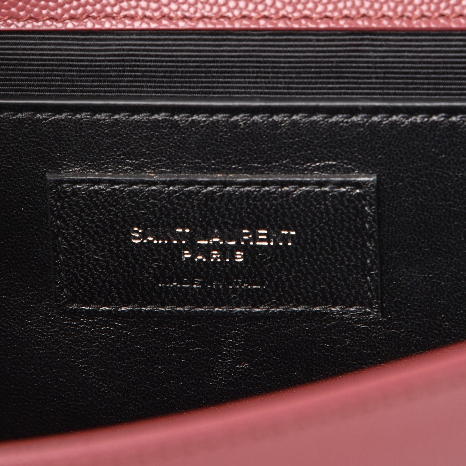 Saint Laurent Grain De Poudre Medium Classic Monogram Kate Satchel Mystic Rose 6 of 7