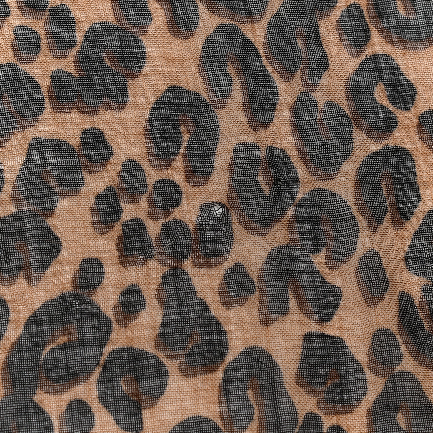 Louis Vuitton Cashmere Silk Leopard Etole Stole Marron 4 of 5