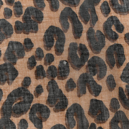 Louis Vuitton Cashmere Silk Leopard Etole Stole Marron 4 of 5
