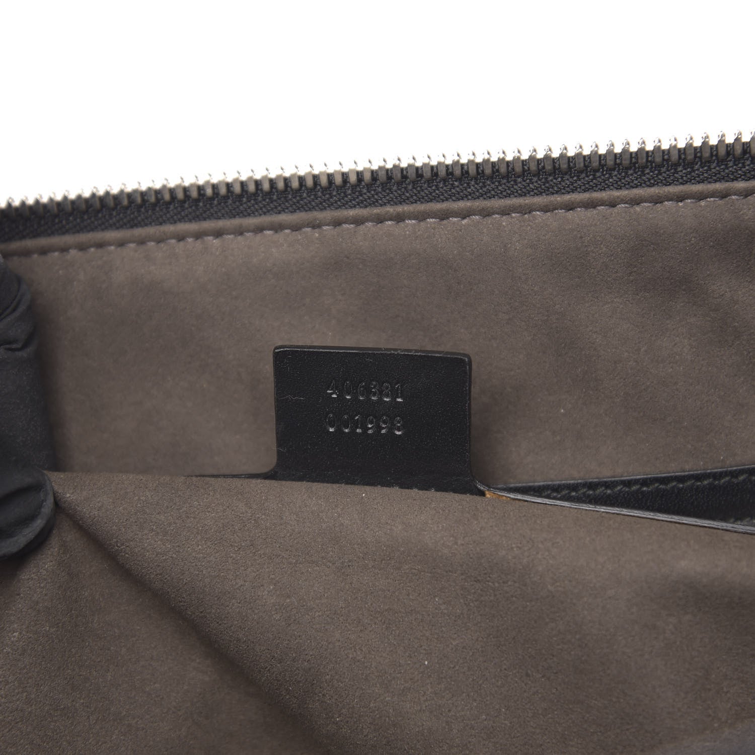 Gucci GG Supreme Monogram Selleria Calfskin Large Duffle Beige Ebony Black 6 of 10