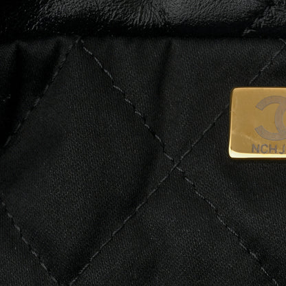 Chanel Shiny Calfskin Quilted Chanel 22 Black 8 of 11