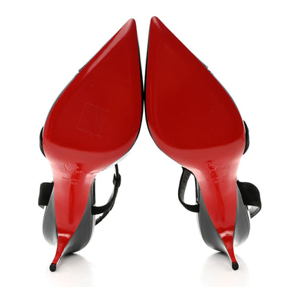 Christian Louboutin Nappa Patent Platina Pumps 38.5 Black 5 of 7