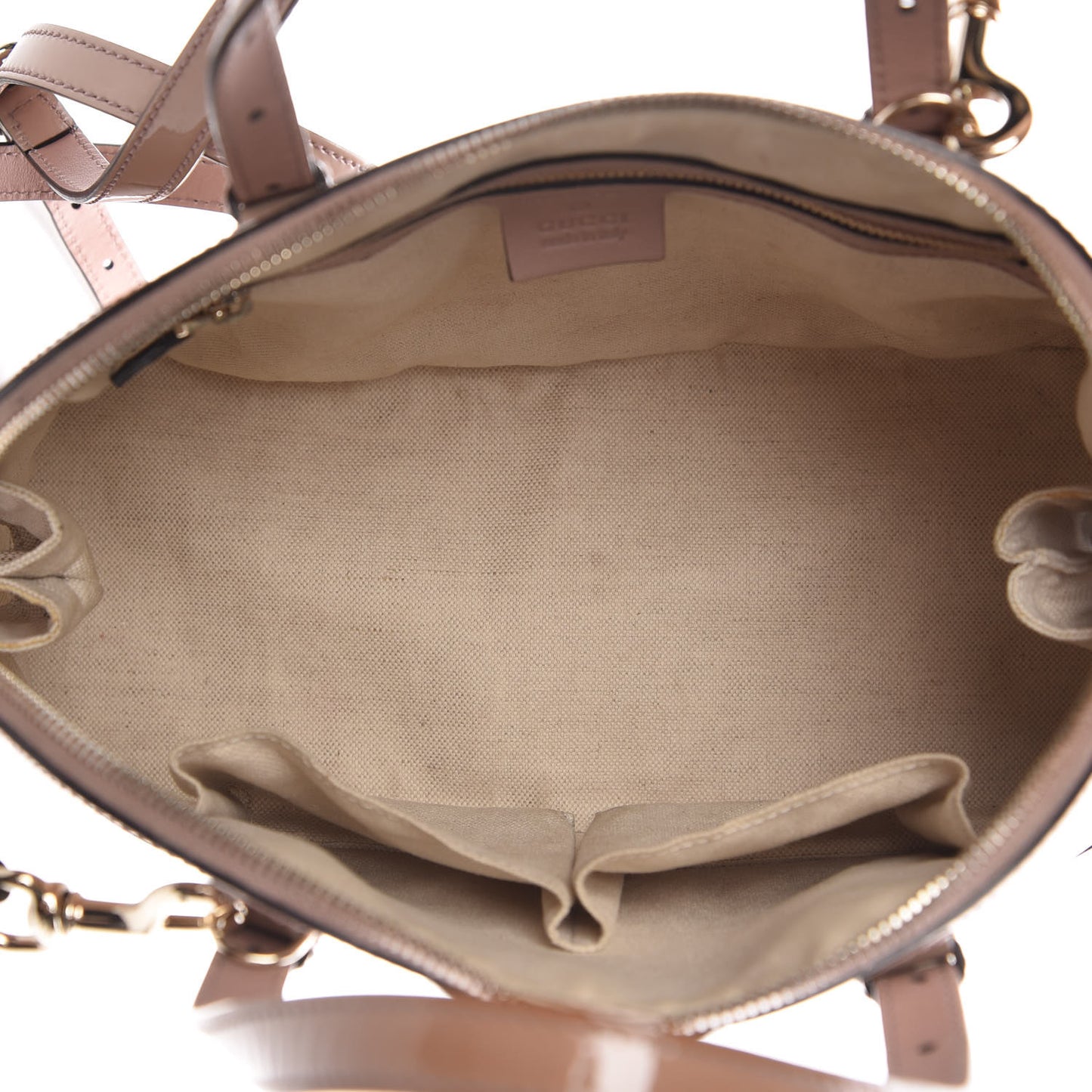 Patent Microguccissima Small Nice Top Handle Dome Bag Dark Cipria