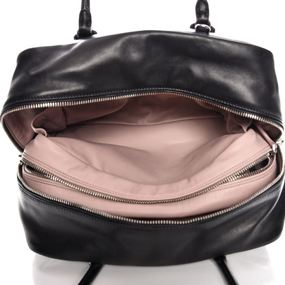 Prada Soft Calf Large Inside Tote Black Mughetto 6 of 10
