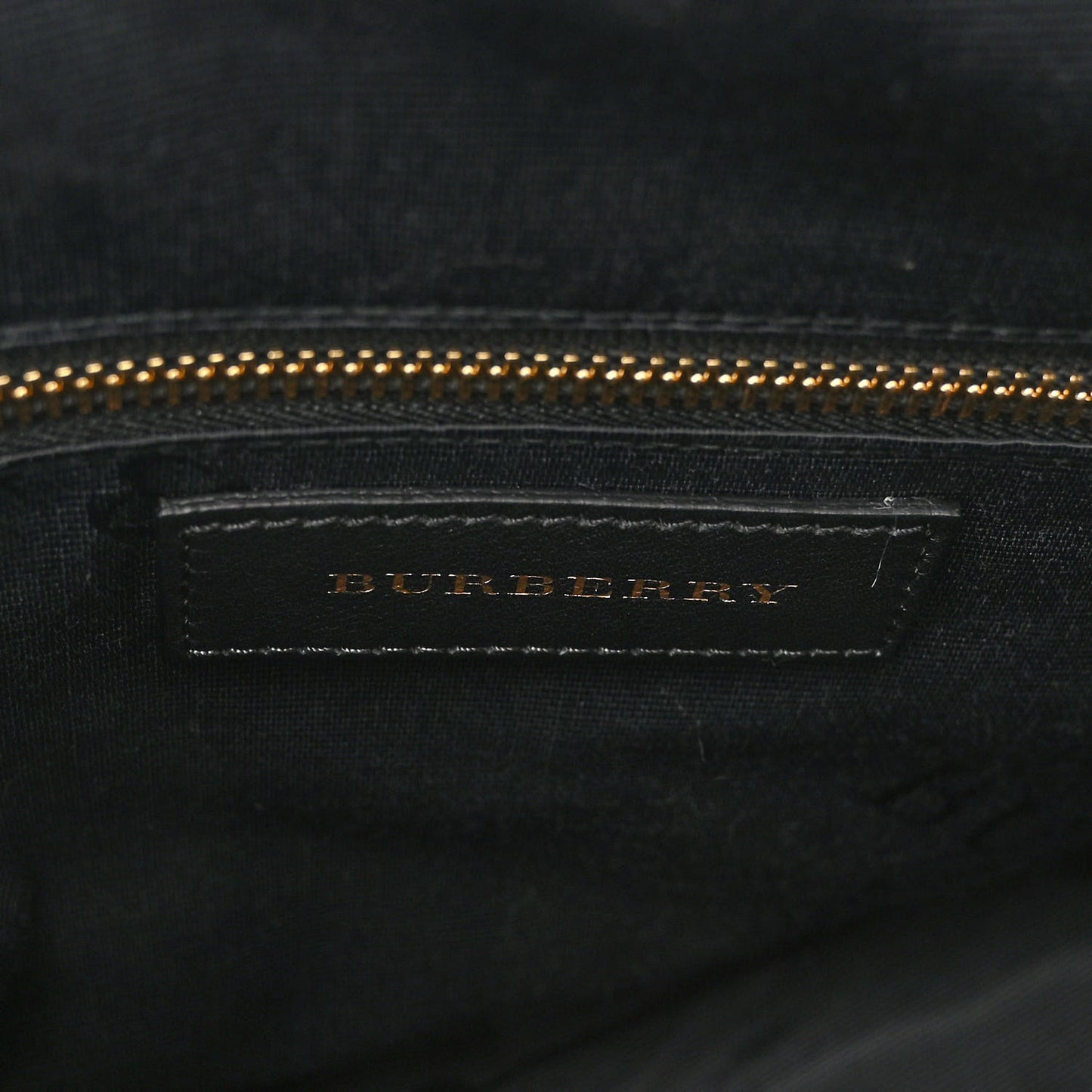 Heritage Grain Check Embossed Small Orchard Bowling Bag Black