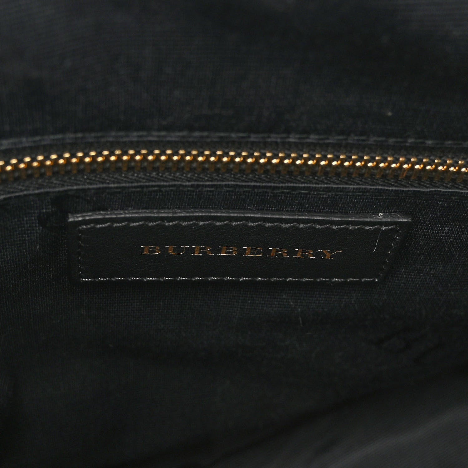 Burberry Heritage Grain Check Embossed Small Orchard Bowling Bag Black 6 of 9