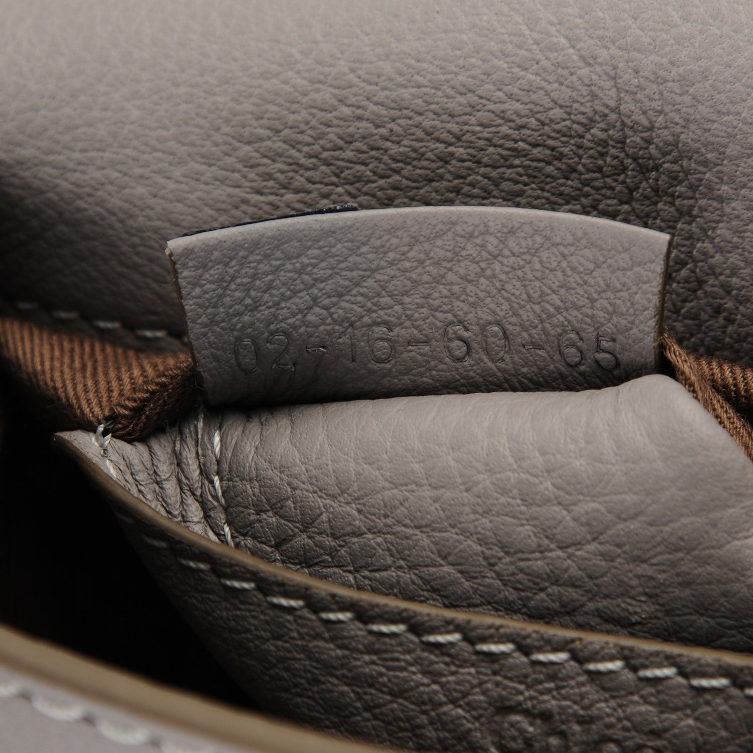 Chloe Calfskin Mini Marcie Round Crossbody Bag Cashmere Grey 7 of 7