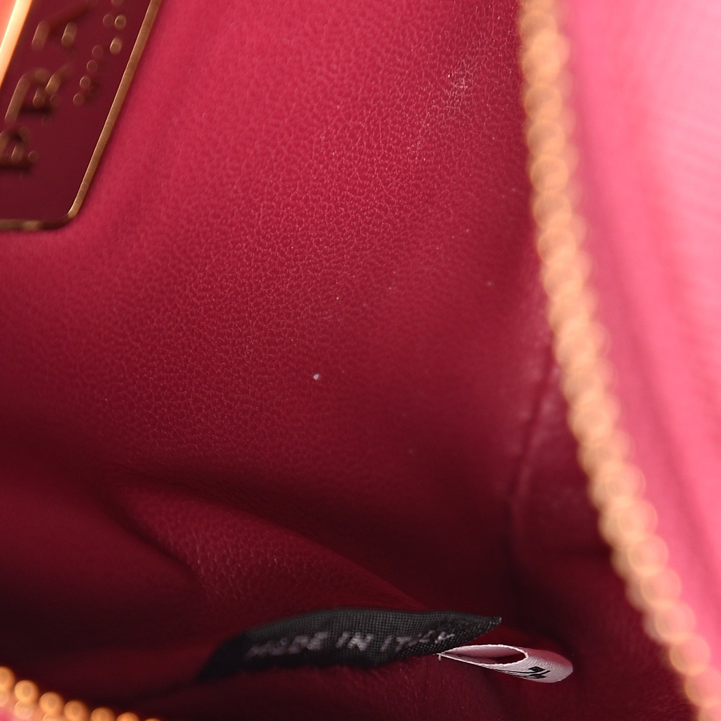Saffiano Metal Coin Purse Fuxia