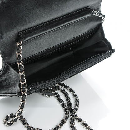 Chanel Caviar Timeless CC Wallet On Chain WOC Black 5 of 8