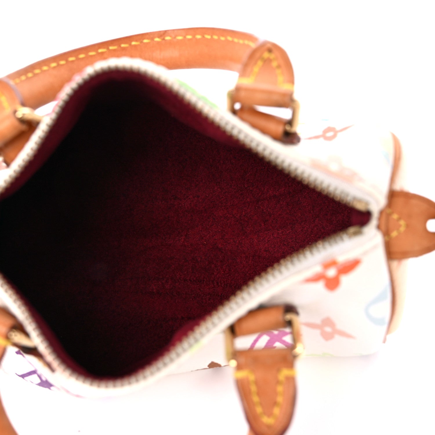 Louis Vuitton Monogram Multicolor Mini Sac HL Speedy White 5 of 11
