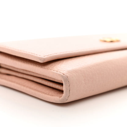 Gucci Dollar Calfskin GG Marmont Continental Wallet Perfect Pink 8 of 9