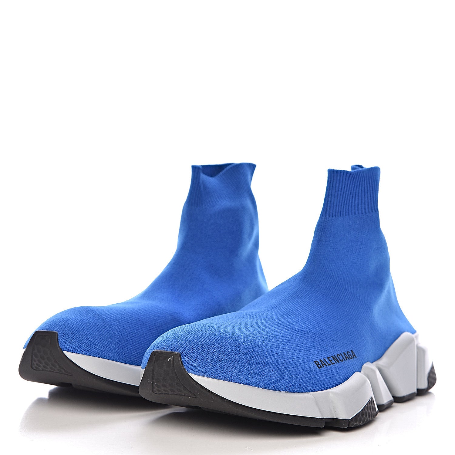 Balenciaga Neoprene Knit Mens Speed Sneakers 43 Bleu 3 of 8